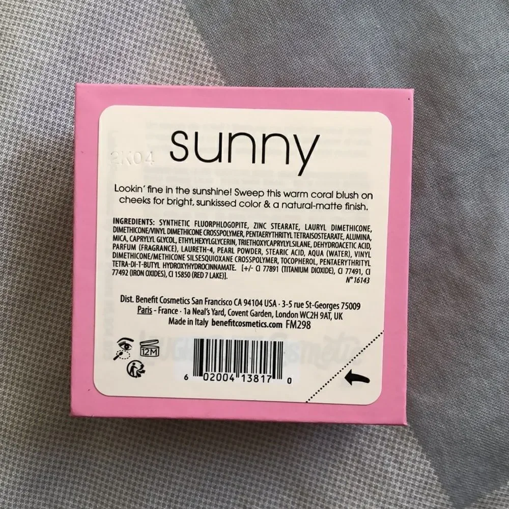 Benefit WANDERful Silky Soft Powder Blush in Sunny NIB